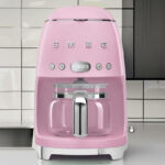 Smeg Retro Coffee Machine in Pink