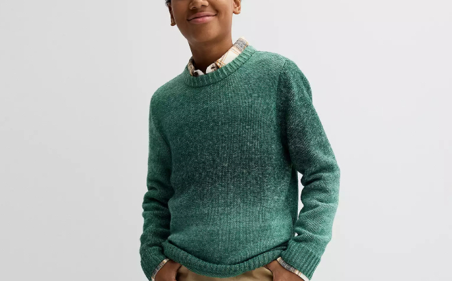 Sonoma Boys Ombre Crewneck Sweater