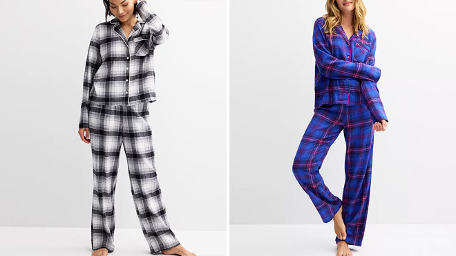 Sonoma Womens Top Pajama Pants Set