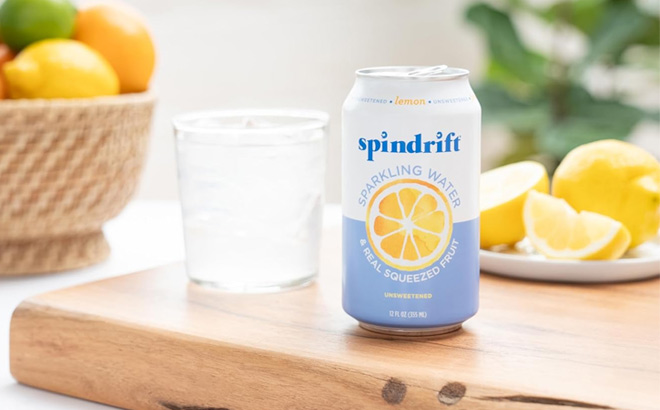 Spindrift Sparkling Water Lemon Flavored