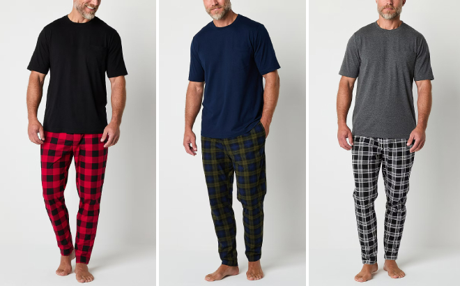 St Johns Bay Mens Pajama Sets 1