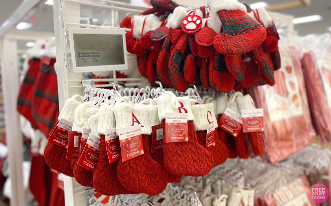 St. Nicholas Square Red Cable Knit Mini Christmas Stockings at Kohl's Store