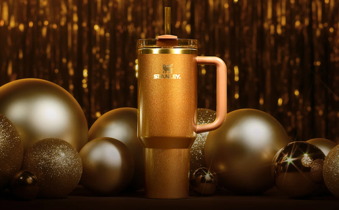 Stanley Copper Tinsel The Quencher H2 0 FlowState Tumbler