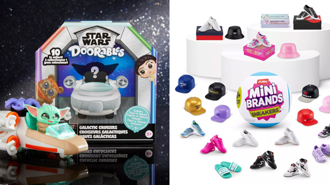 Star Wars Doorables Galactic Cruiser and 5 Surprise Sneaker Mini Brands Series 1