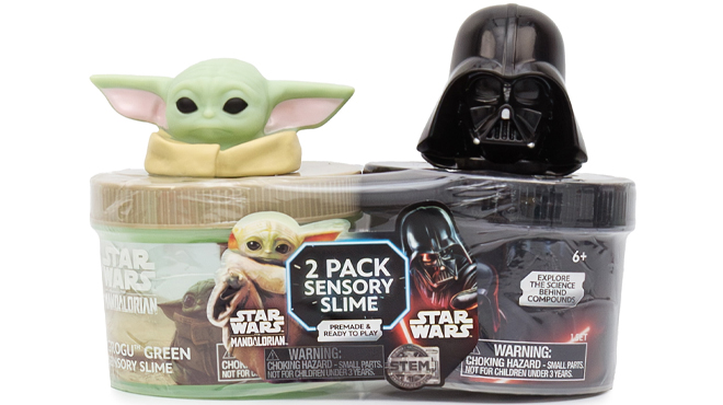 Star Wars Sensory Slime Grogu Darth Vader 2 Pack