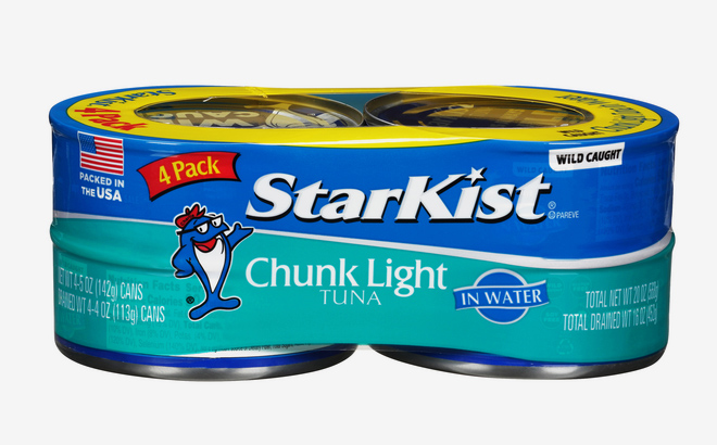 StarKist Chunk Light Tuna in Water 4 Pack