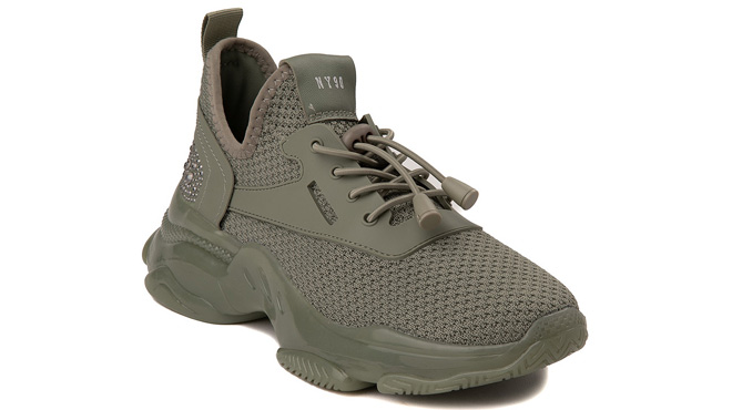 Steve Madden Myles Athletic Shoe Olive Monochrome