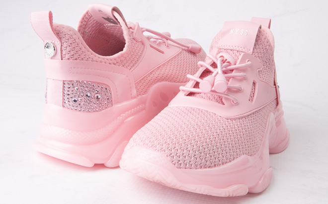 Steve Madden Myles Athletic Shoe Pink Monochrome