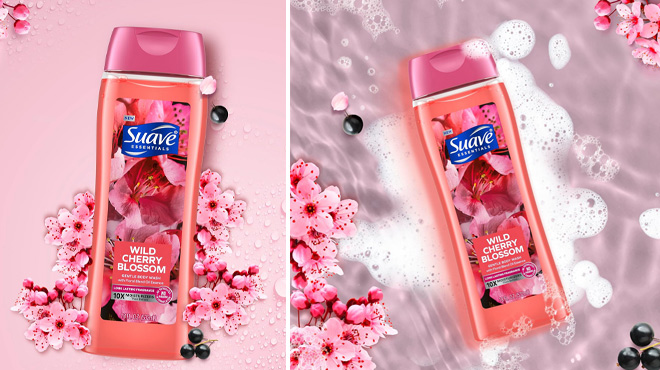 Suave Body Wash Wild Cherry Blossom