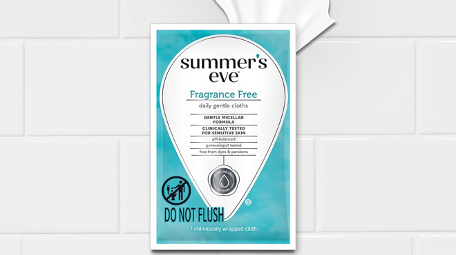 Summers Eve Gentle Daily Feminine Wipes 16 ct