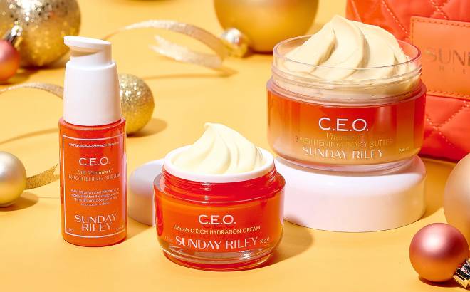 Sunday Riley C E O Vitamin C Brightening Set