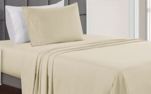 Sunham Microfiber Easy Care Solid 3 Pc Sheet Set Twin