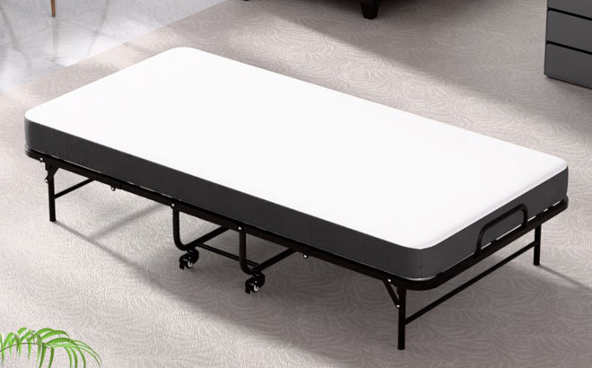 SunsGrove Twin Folding Bed with Mattress