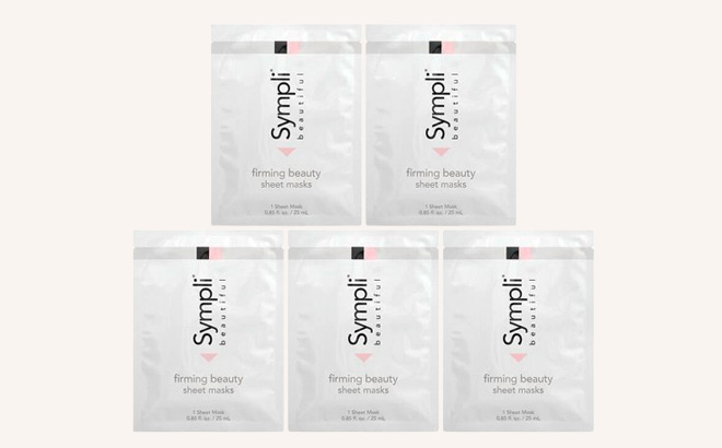 Sympli Beautiful Firming Beauty Sheet Mask 5 Pack