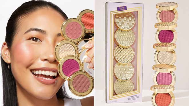 Tarte Stay Golden Amazonian Clay Cheek Set