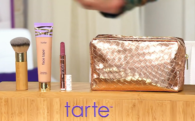 Tarte Super Size Face Tape Foundation 3 Piece Kit with Bag