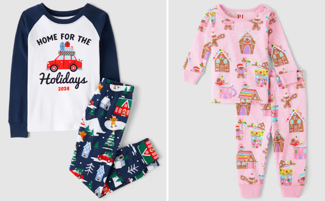 The Childrens Place Holiday Pajamas