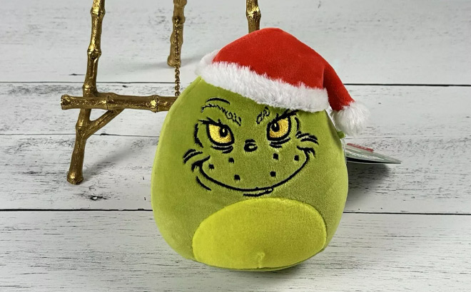 The Grinch Squishmallows Childs Ultra Soft Stuffed Plush Toy