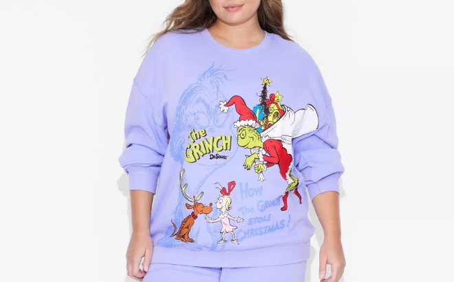 The Grinch Womens Graphic Sweatshirt