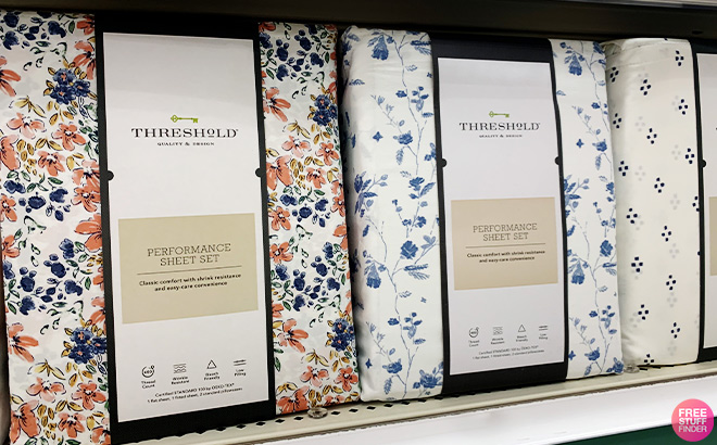 Threshold Printed Performance 400 Thread Count Sheet Set