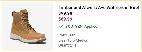 Timberland Atwells Ave Waterproof Boots Checkout Page