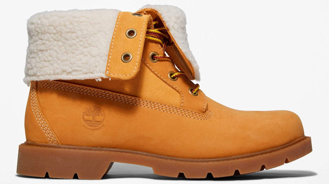 Timberland Women's Linden Woods Waterproof Fleece Fold-Down Boot