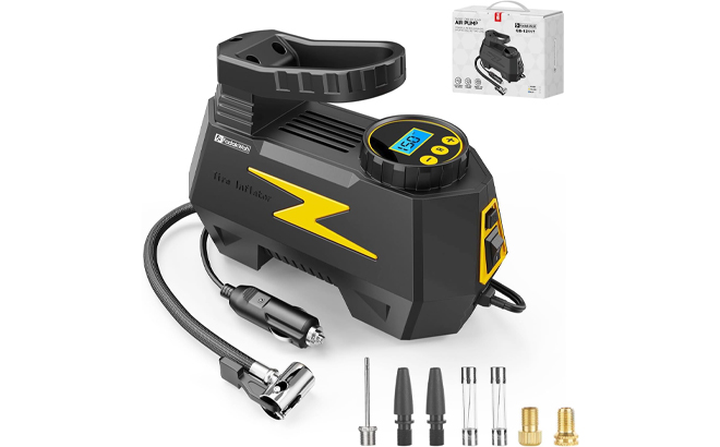 Tire Inflator Portable Air Compressor 1