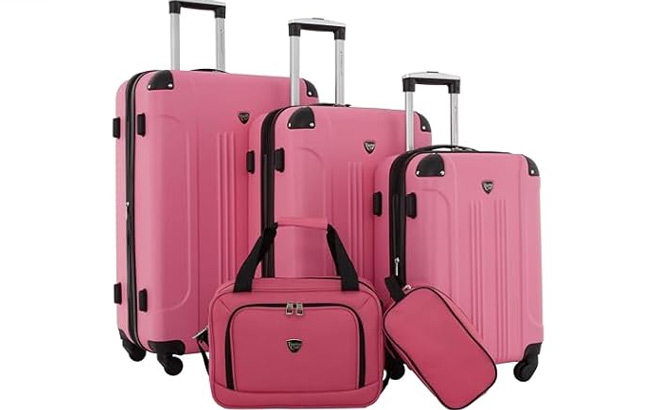 Travelers Club Chicago Hardside 5 Piece Spinner Luggage Set