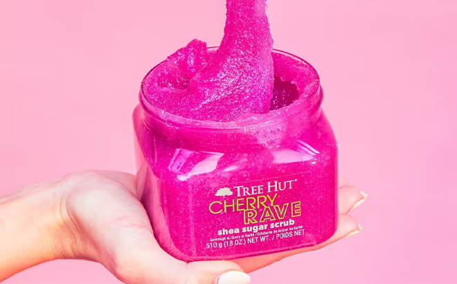 Tree Hut Cherry Rave Shea Sugar Body Scrub