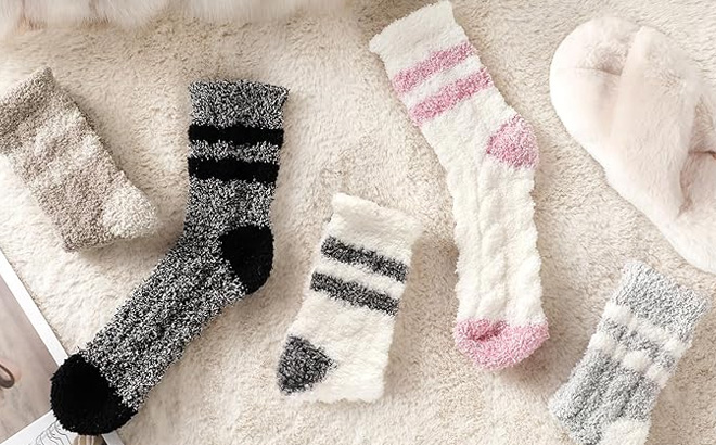 Trifabricy Fuzzy Womens Socks