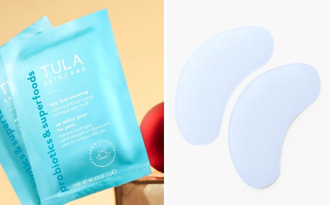 Tula Cooling Brightening Hydrogel Eye Masks