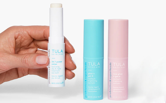 Tula Skin Care Eye Balm Extravaganza 3 Piece Kit