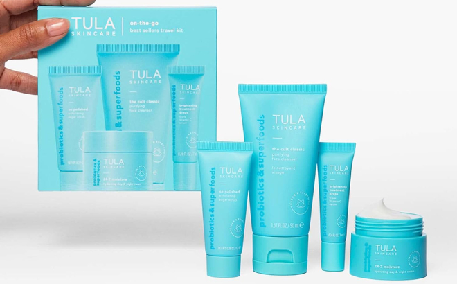 Tula Skin Care On the Go Best Sellers Travel Kit