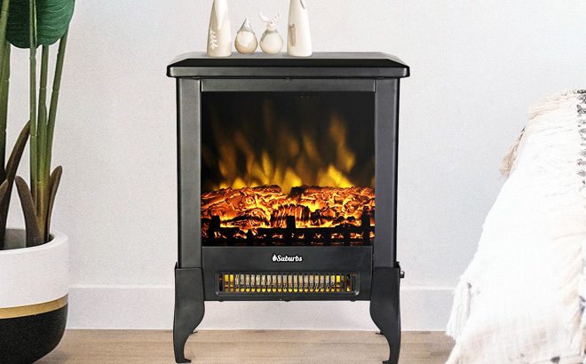 Turbro Suburbs TS17 Compact Electric Fireplace Stove