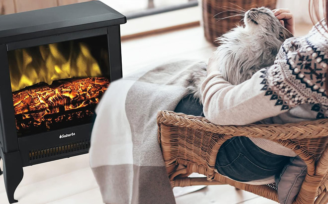 Turbro Suburbs TS17 Compact Electric Fireplace