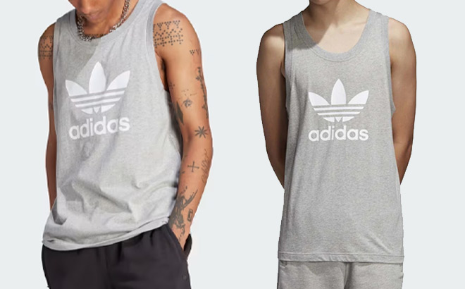 Two Men Wearing Adidas Tank