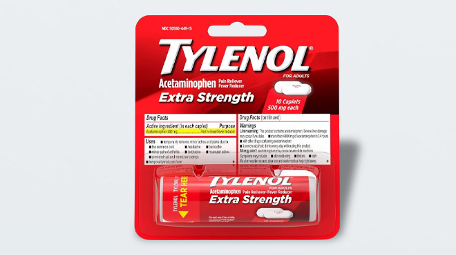 Tylenol Pain Relief Tablets 10 Count