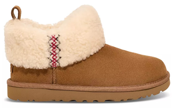 UGG Classic Mini Braid Slip On Booties