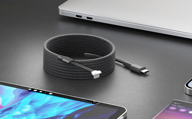 USB C Charger Cable on the Table