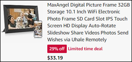 Uhale Digital Picture Frame Checkout