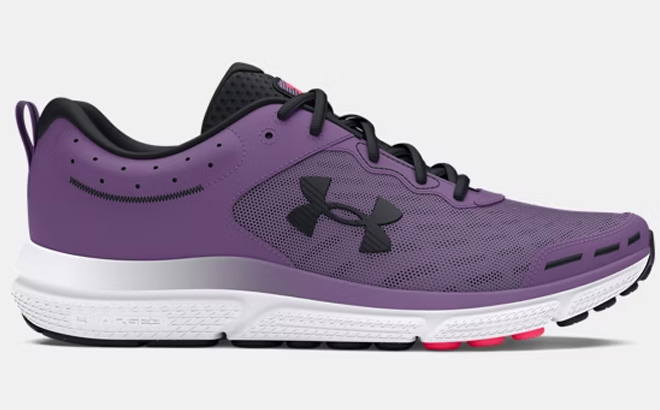 Under Armour Womens UA Charged Assert 10 Running Shoes Purple