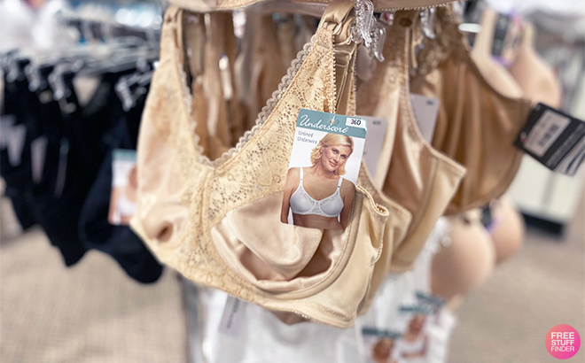 Underscore Bra Hanging at JCPenney