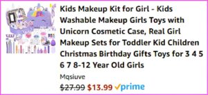 Unicorn Makeup Kit at Checkout