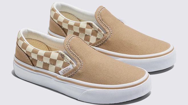 VANS Kids Classic Slip On Checkerboard Shoes