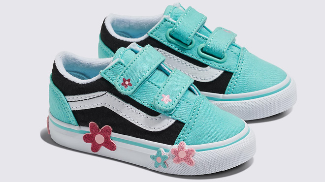 VANS Toddler Old Skool V Flower Shoes