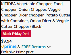 Veggie Chopper Checkout Screenshot