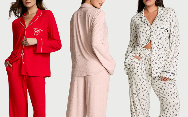 Victorias Secret Modal Long Pajama Set