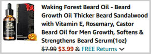 Waking Forest Beard Growth Oil Screenshot