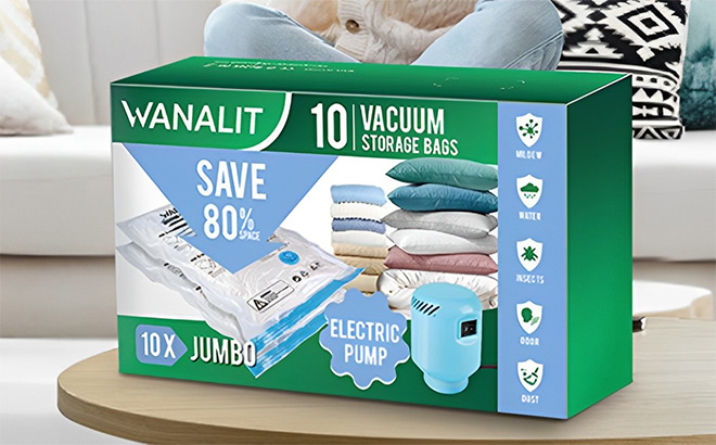 Wanalit Vacuum Storage Bags on the Table