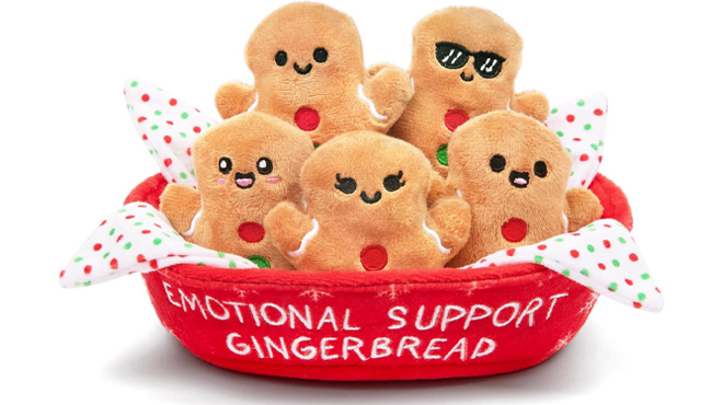 What Do You Meme Emotional Support 5 Count Gingerbread Plushies